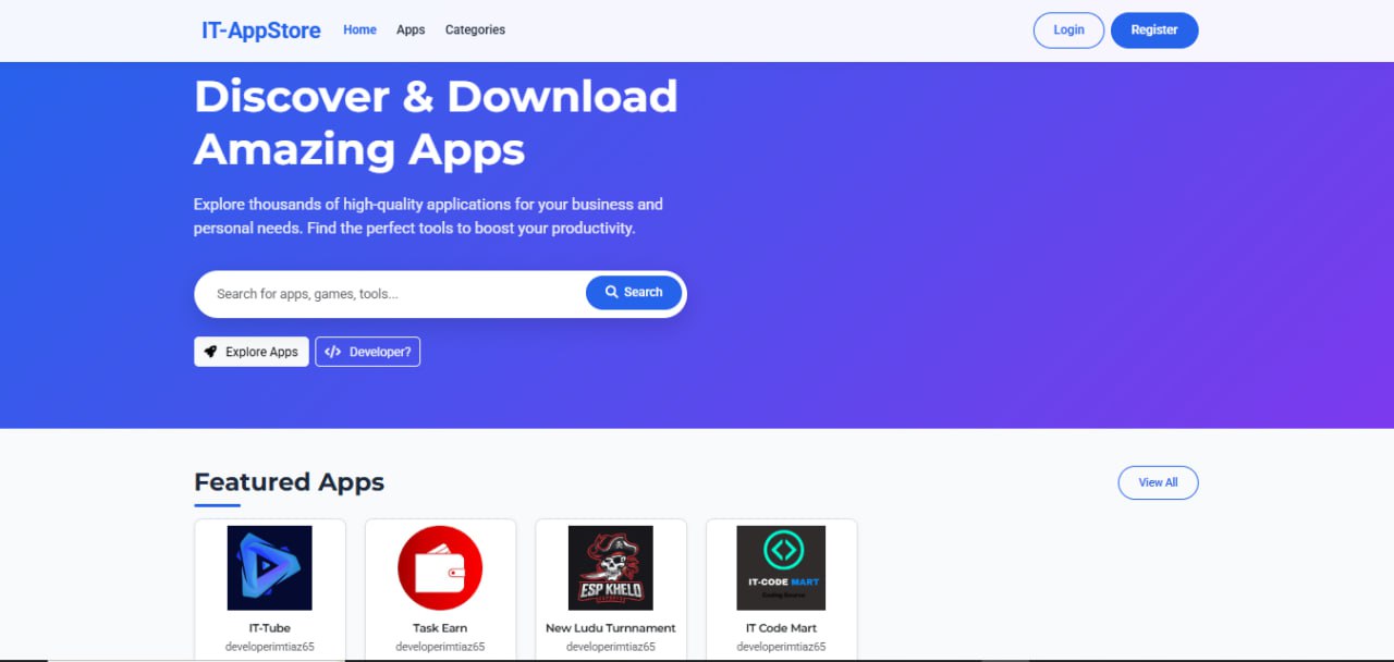 Appstore Website 